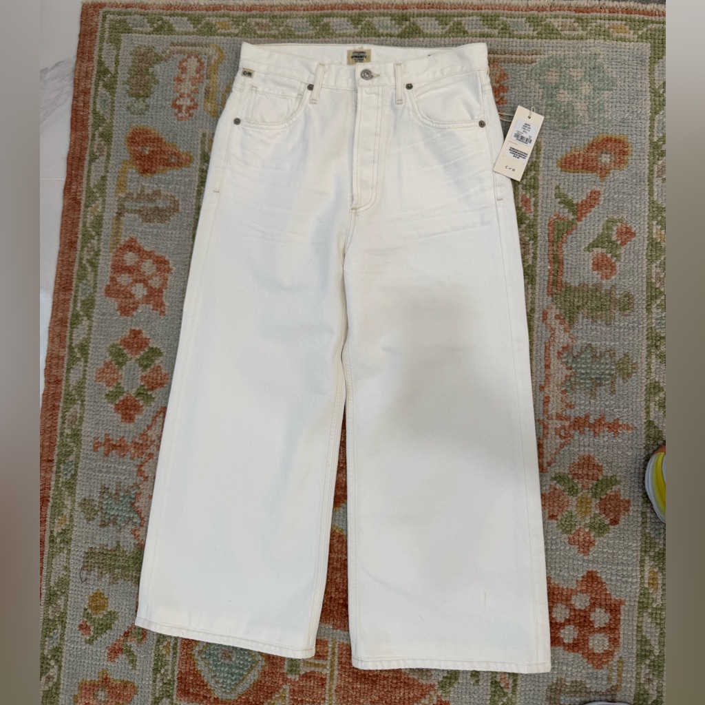 Nwt Citizens Of Humanity Sacha Wide Leg Jean. Color Idyll. Size 26.
